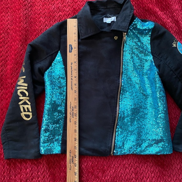 D-Signed Disney Descendants 3 Faux Suede Moto Jacket, Girls size M( 10/12) - Picture 7 of 14